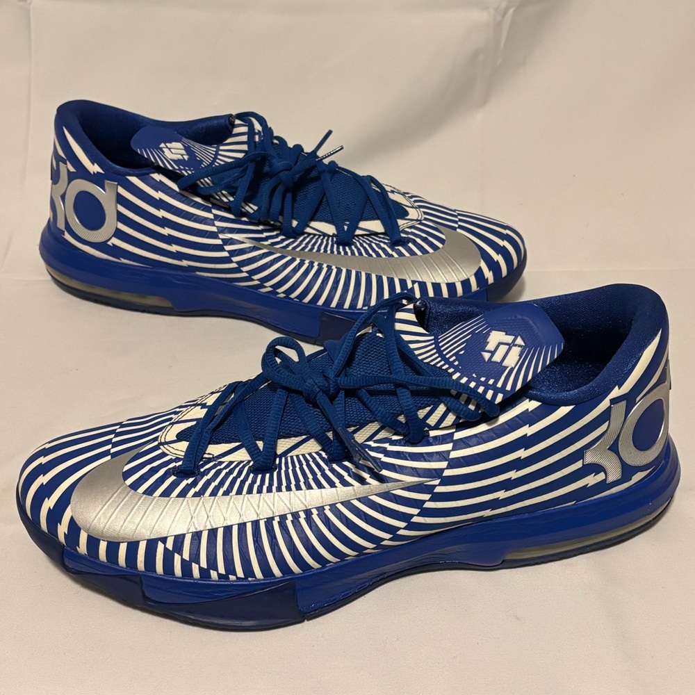 Nike KD 6 VI ID Kentucky Blue White Julius Randle 627964-992 Men’s Size 15